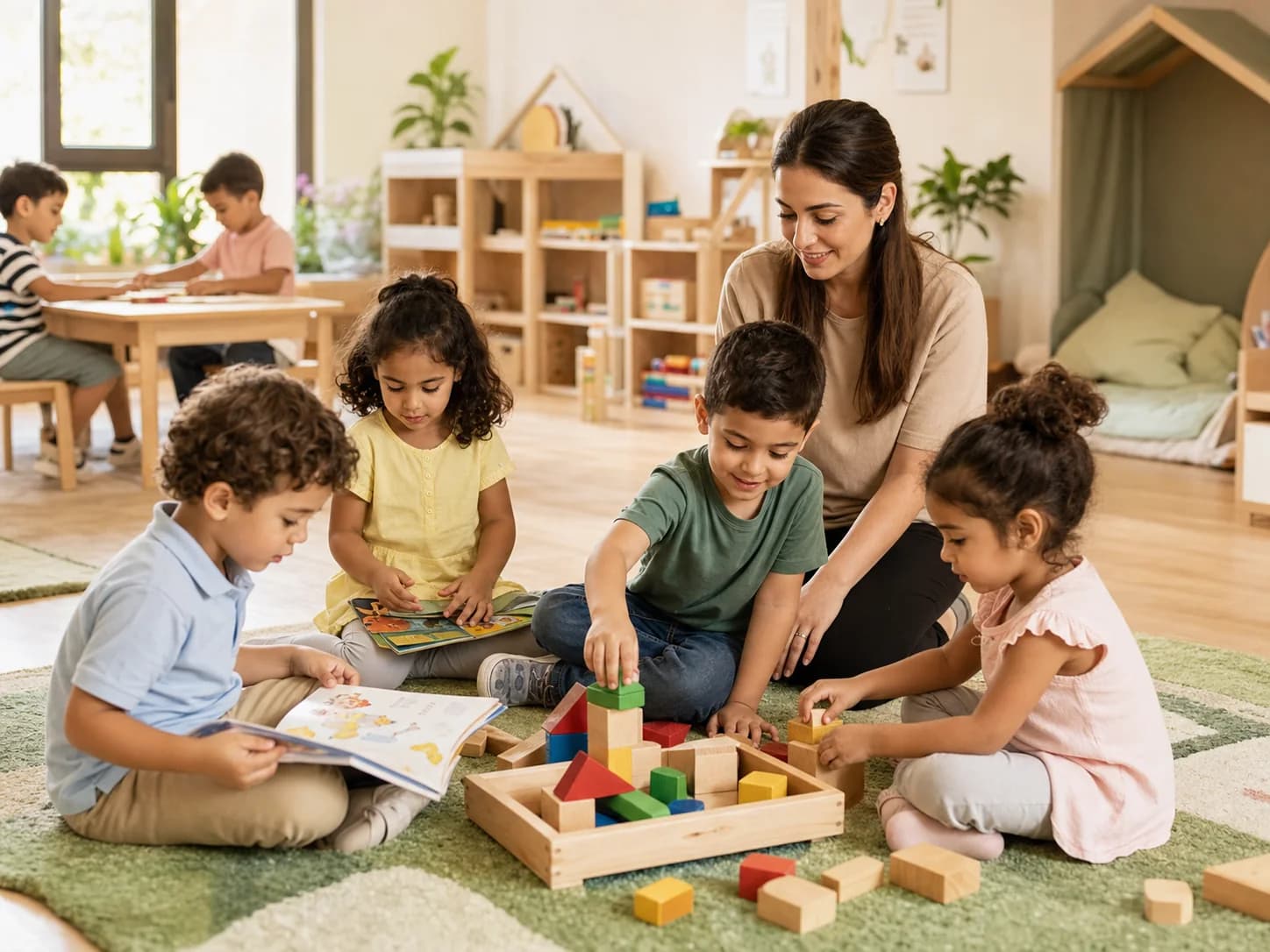 Children in the nursery, daycare, and hostel care program at 4Seasons